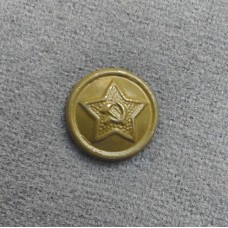 Пуговица форменная Красной армии, обр. 1941 г., диаметр 14 мм, ХАКИ.